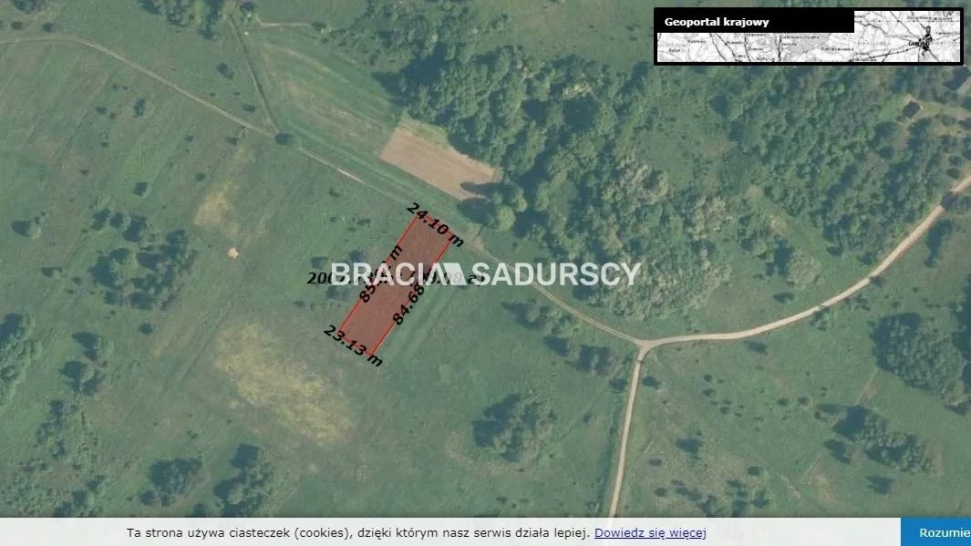 Działka 2 013,00 m², oferta nr , BS5-GS-293552-166, Krzeszowice