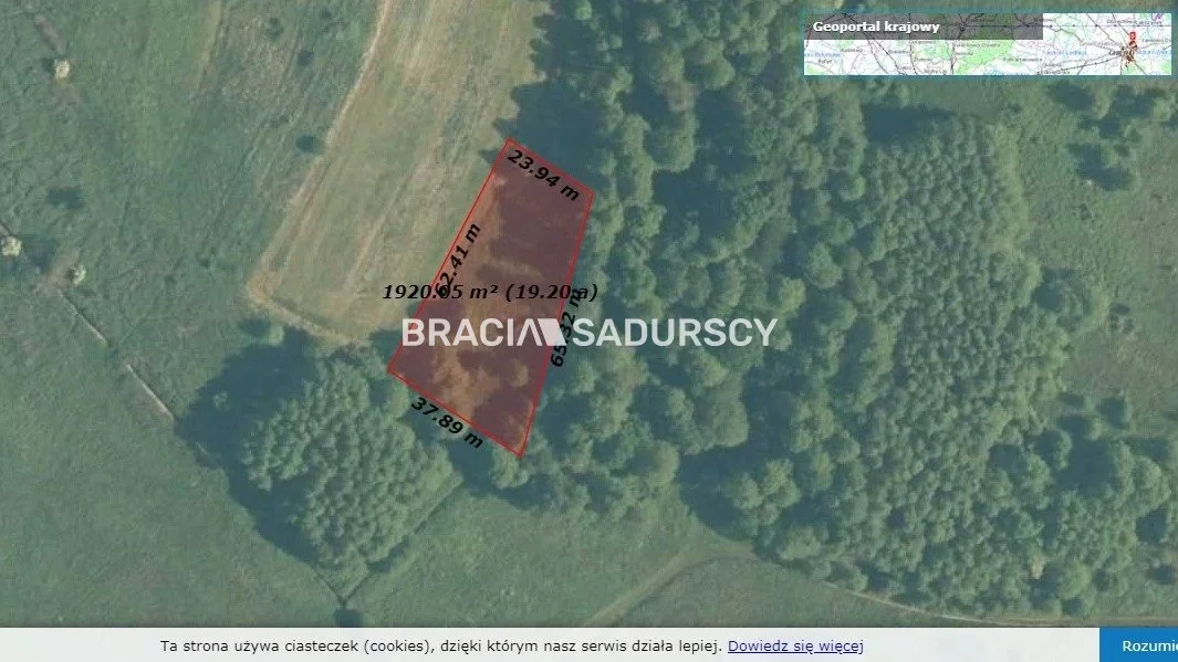 Działka 1 992,00 m², oferta nr , BS5-GS-298654-166, Krzeszowice
