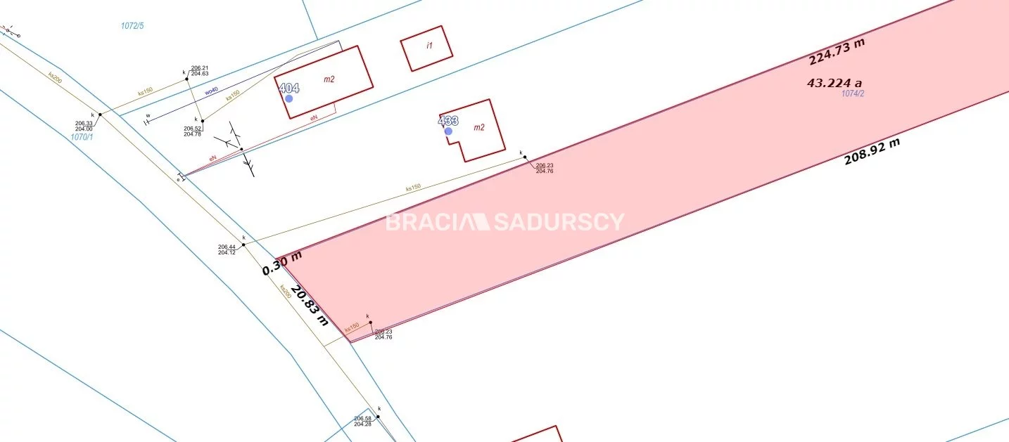 Działka 4 271,00 m², oferta nr , BS5-GS-309129-126, Liszki