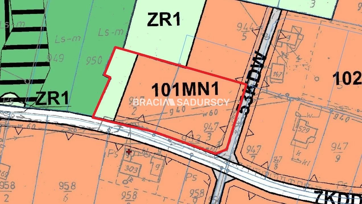 Działka 4 757,00 m², oferta nr , BS5-GS-306957-22, Myślenice