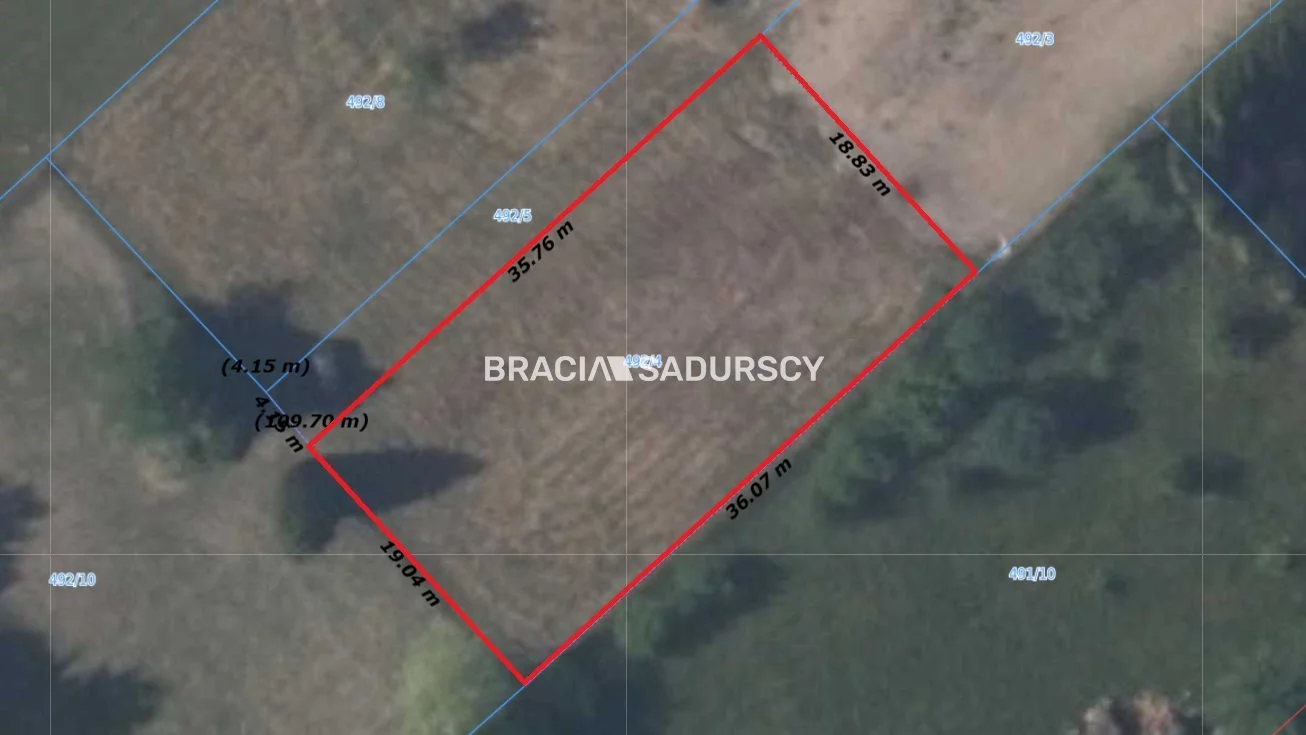 Działka 677,00 m², oferta nr , BS5-GS-307713-17, Myślenice