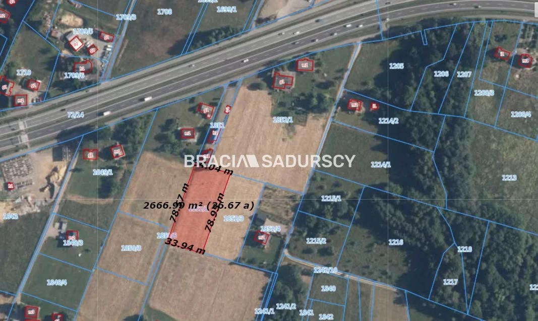 Działka 5 367,00 m², oferta nr , BS5-GS-302706-41, Myślenice