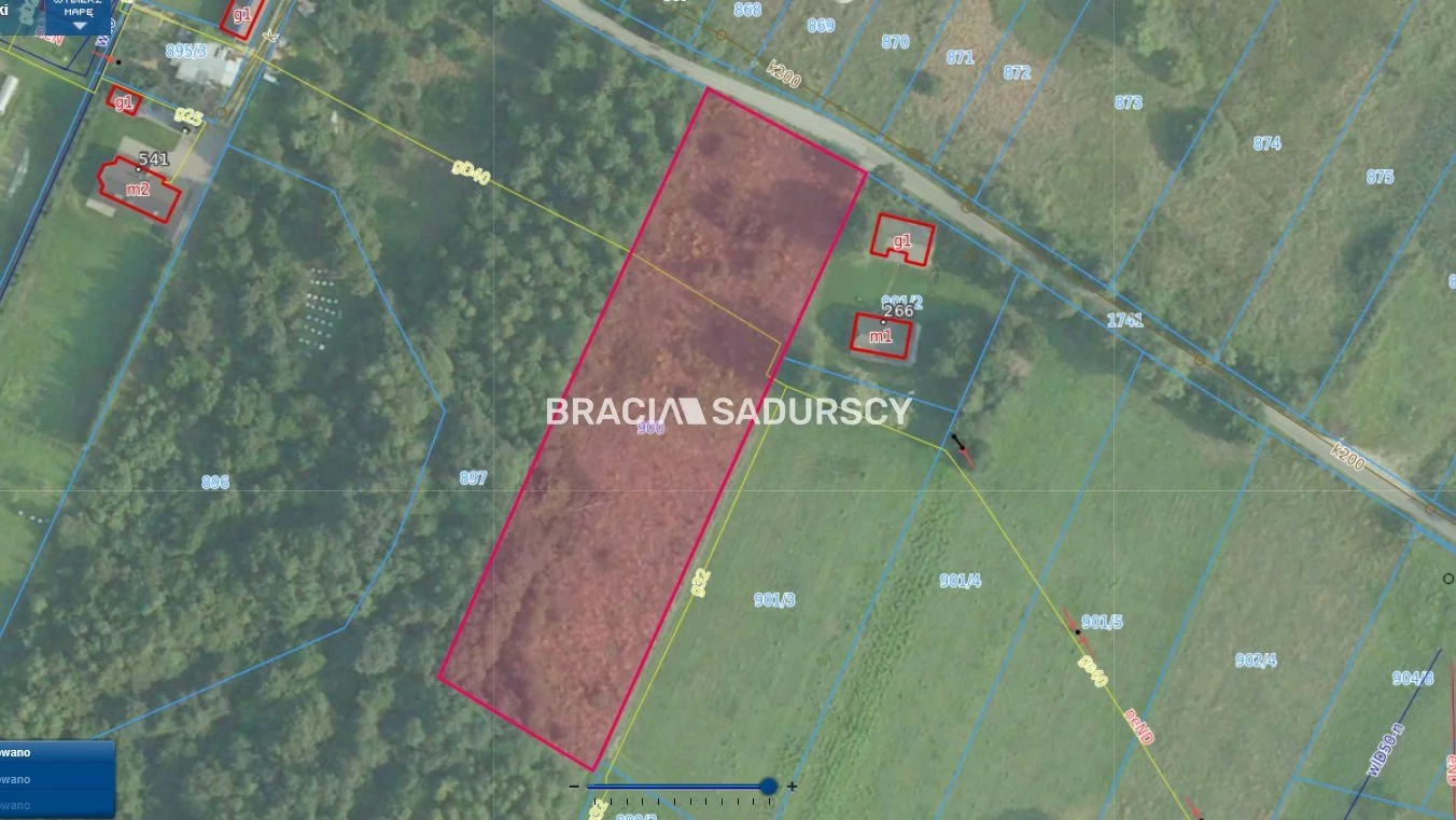 Działka 5 700,00 m², oferta nr , BS5-GS-291784-98, Myślenice