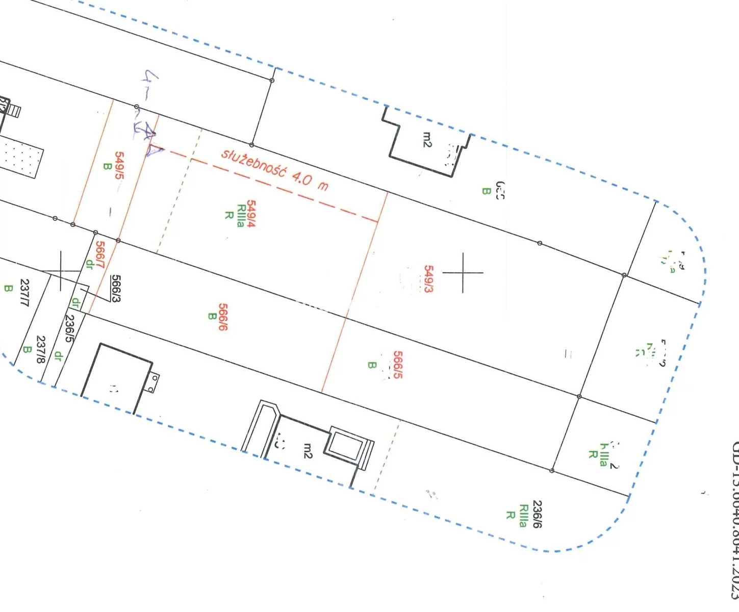 Działka 796,00 m², oferta nr , BS4-GS-311221-3, Kraków, Bronowice, Bronowice Małe, Palmowa