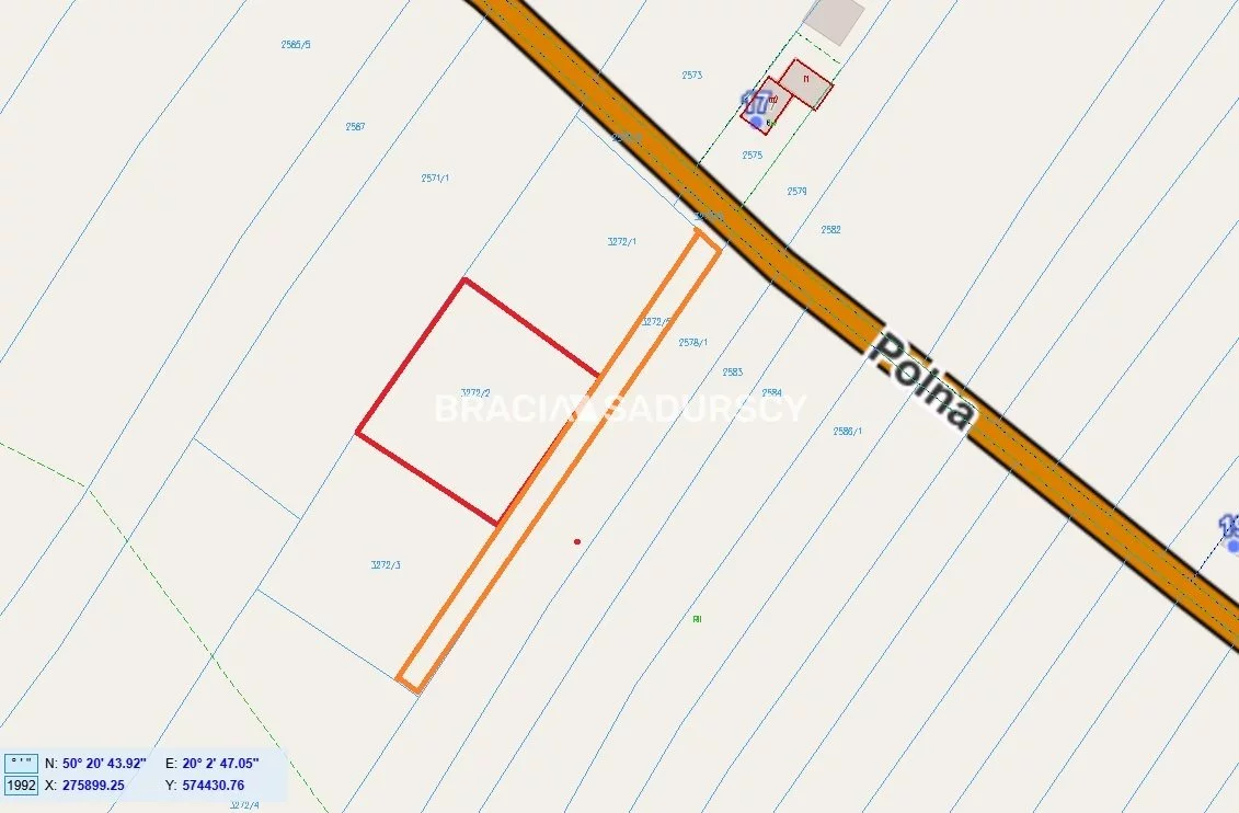 Działka 1 002,00 m², oferta nr , BS5-GS-309565-28, Miechów, Polna