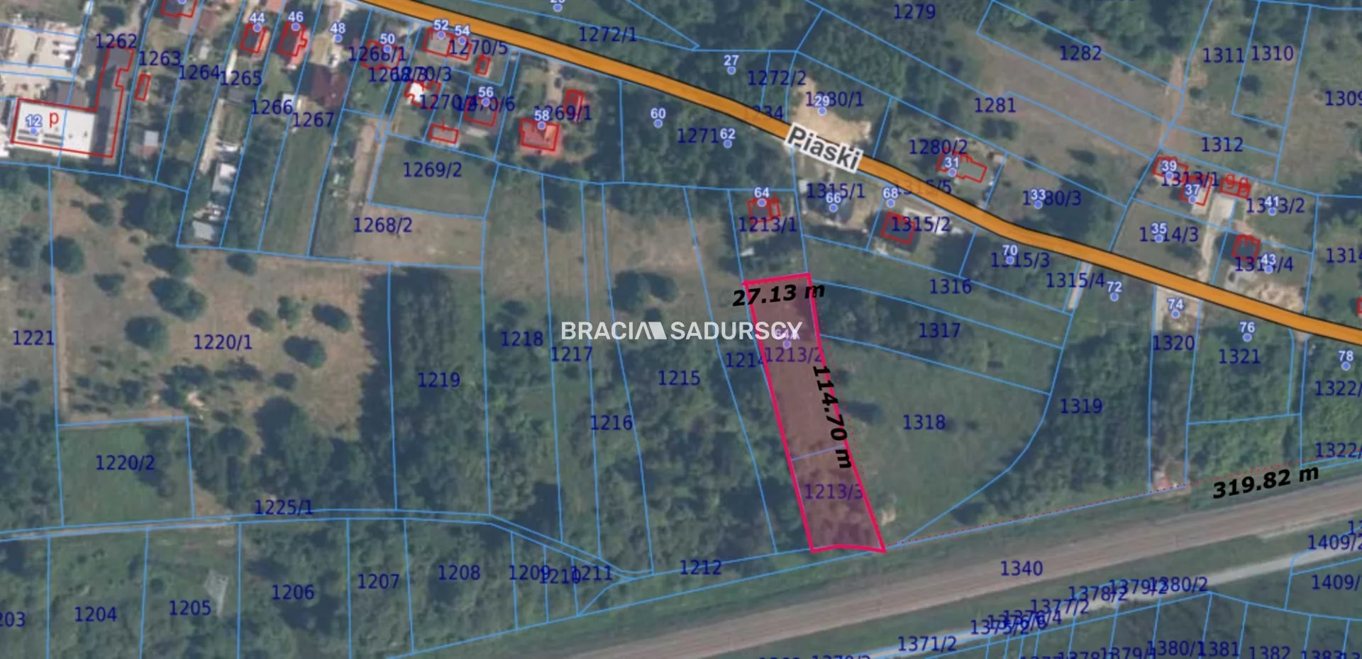 Działka 2 912,00 m², oferta nr , BS5-GS-306191-22, Rzezawa