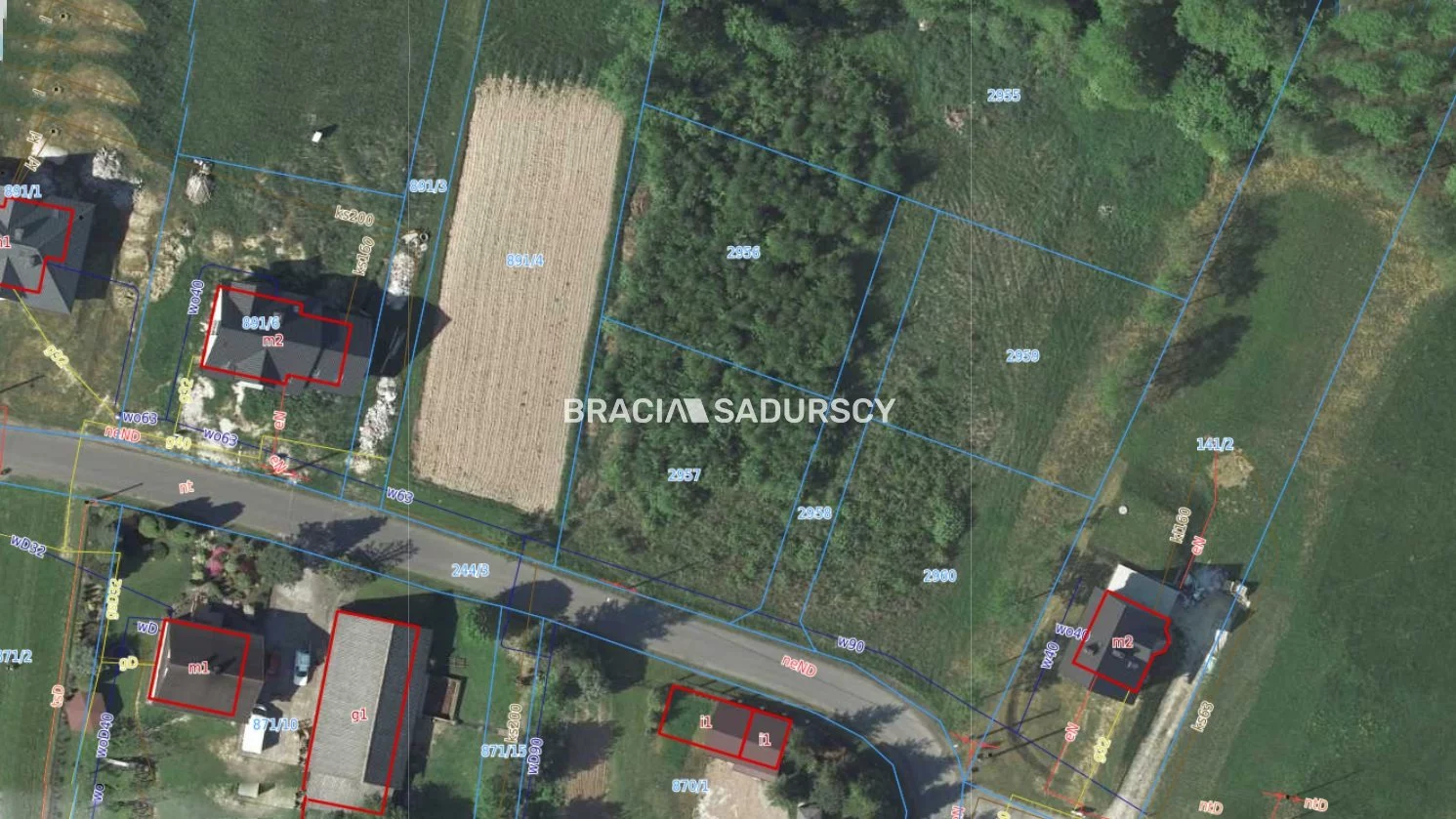 Działka 803,00 m², oferta nr , BS5-GS-310994-3, Siepraw