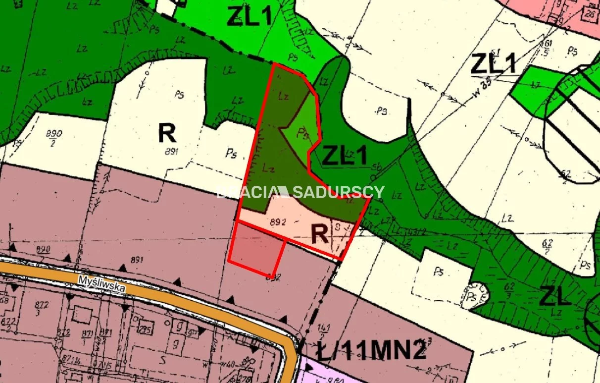 Działka 5 753,00 m², oferta nr , BS5-GS-311085-5, Siepraw