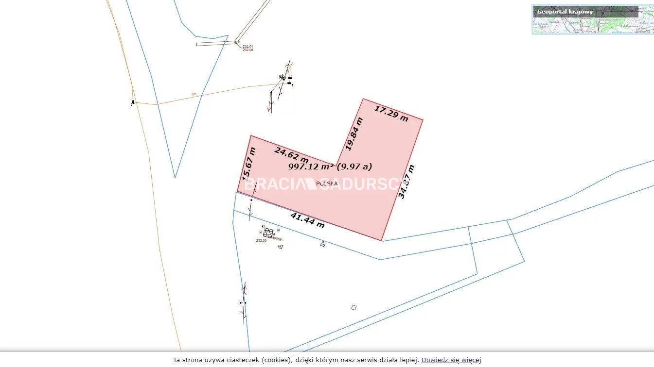 Działka 994,00 m², oferta nr , BS5-GS-298660-163, Skrzeszowice