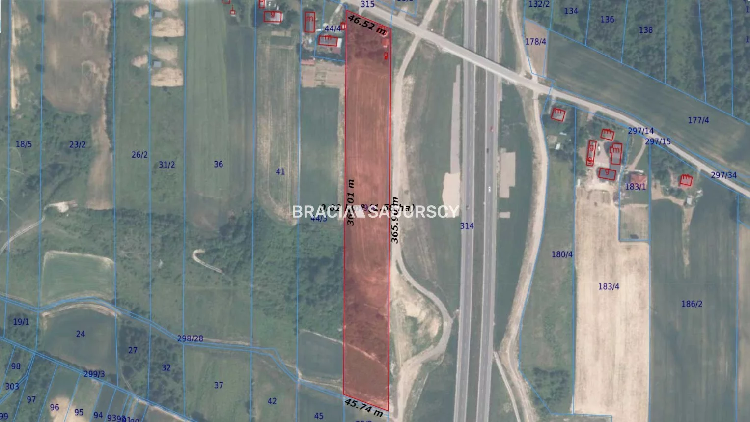 Działka 15 266,00 m², oferta nr , BS5-GS-303671-34, Słomniki