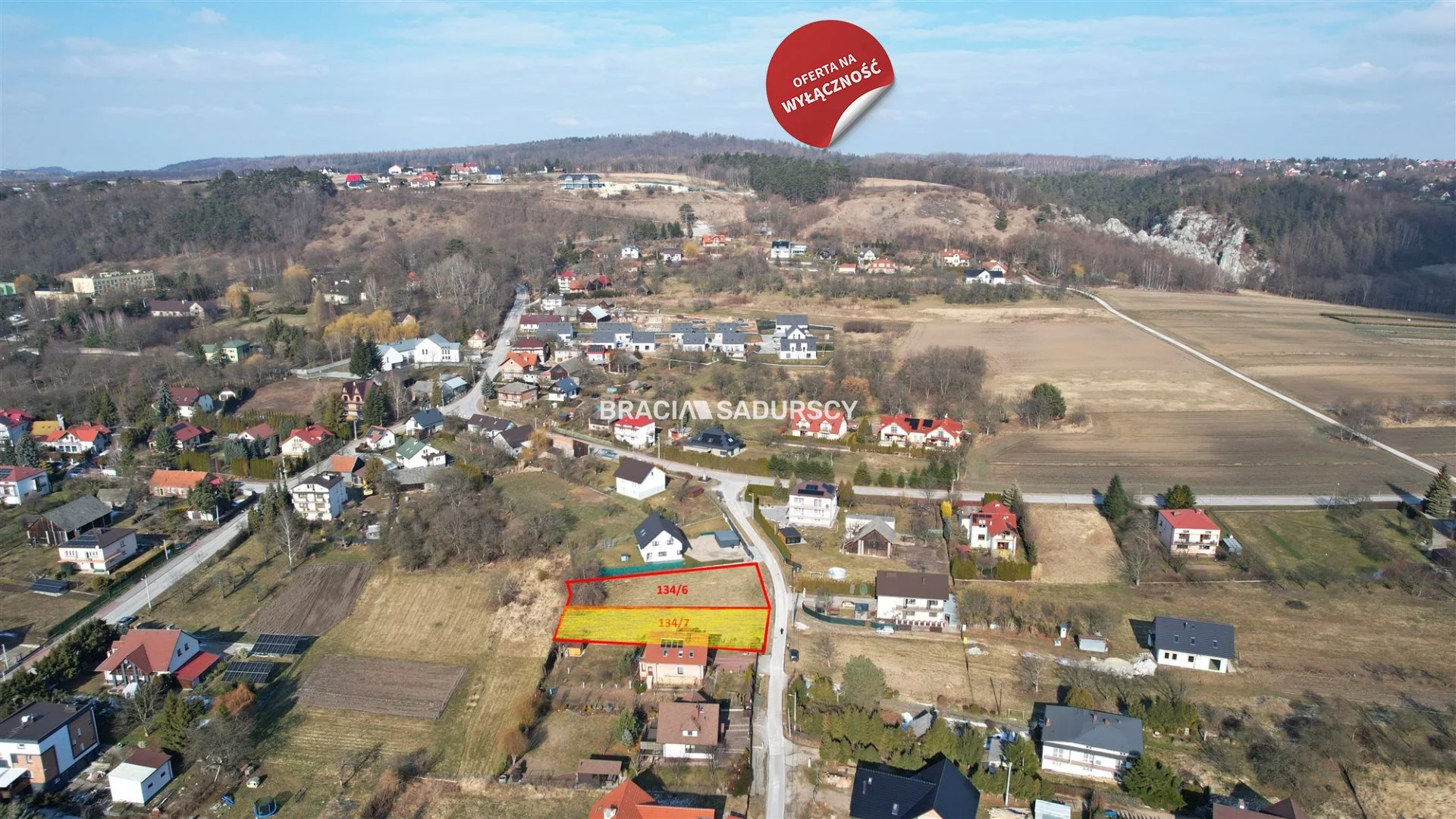 Działka 783,00 m², oferta nr , BS5-GS-307249, Zabierzów, Słoneczna