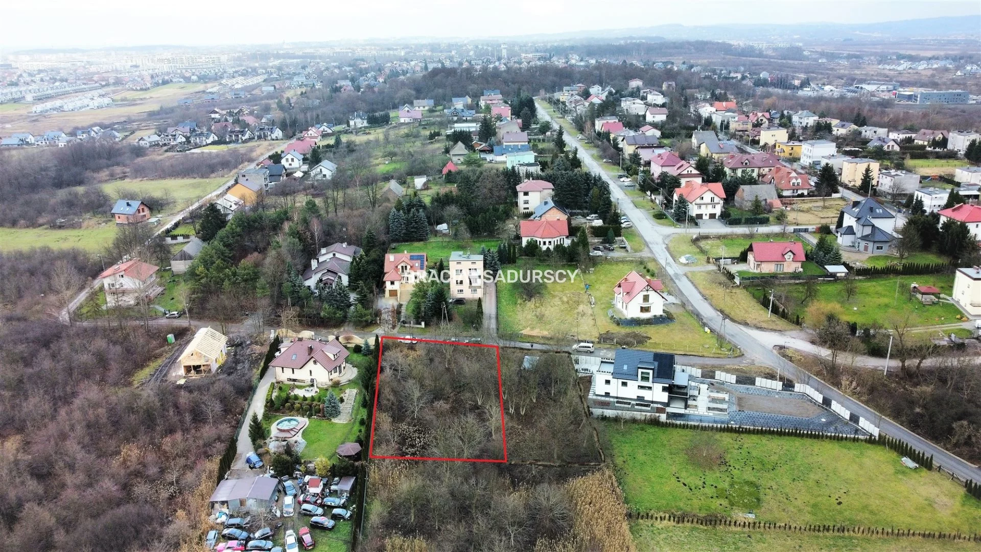 Działka 1 000,00 m², Kraków, Dębniki, Skotniki, Szerokie Łąki, Sprzedaż