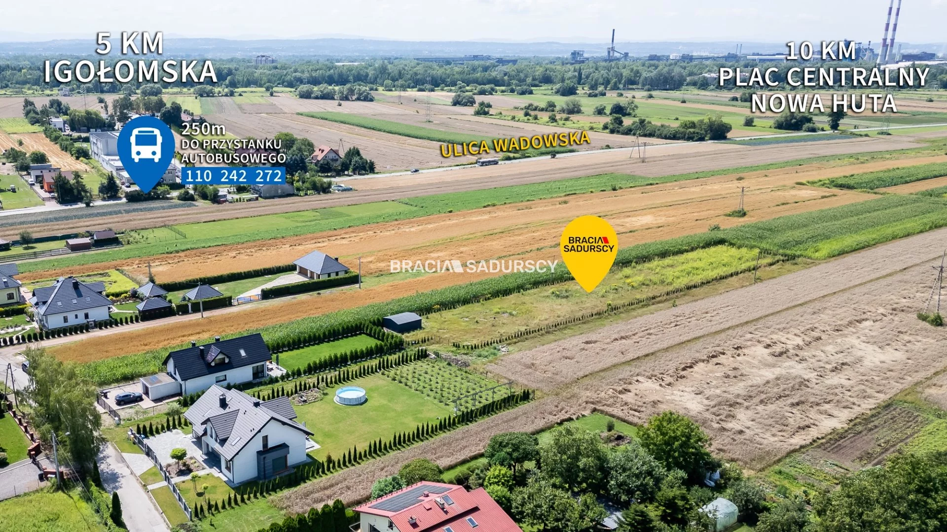 Działka 897,00 m², oferta nr , BS4-GS-309632-16, Kraków, Wzgórza Krzesławickie, Wadów, Wadowska