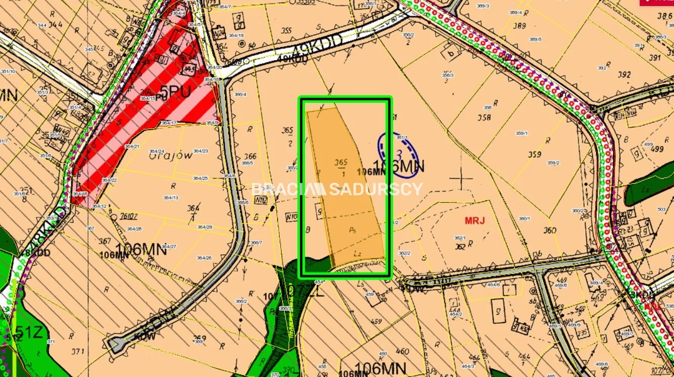 Działka 1 200,00 m², oferta nr , BS5-GS-309947-8, Wieliczka