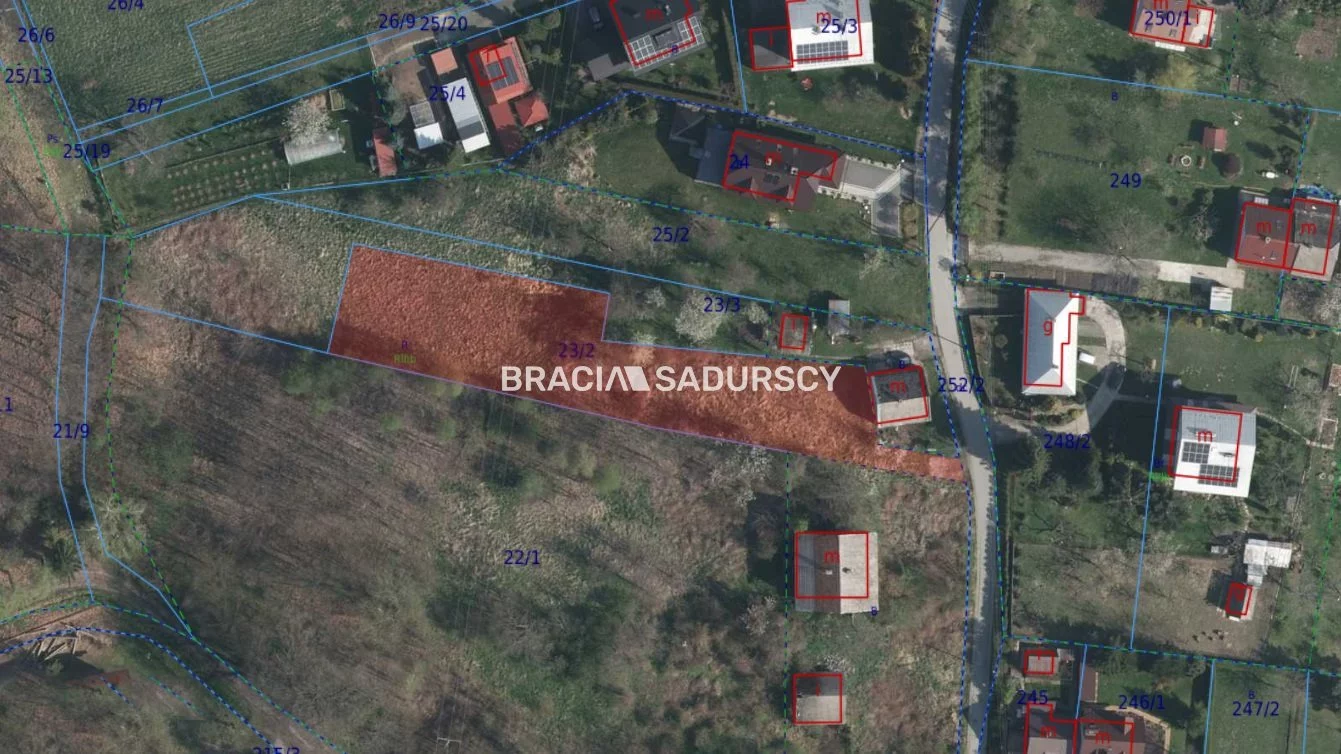 Działka 1 406,00 m², oferta nr , BS5-GS-301977-43, Wieliczka
