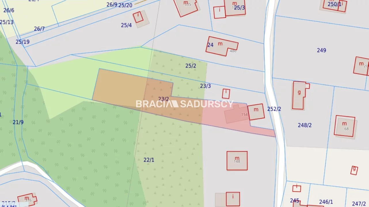 Działka 1 406,00 m², oferta nr , BS5-GS-301977-43, Wieliczka