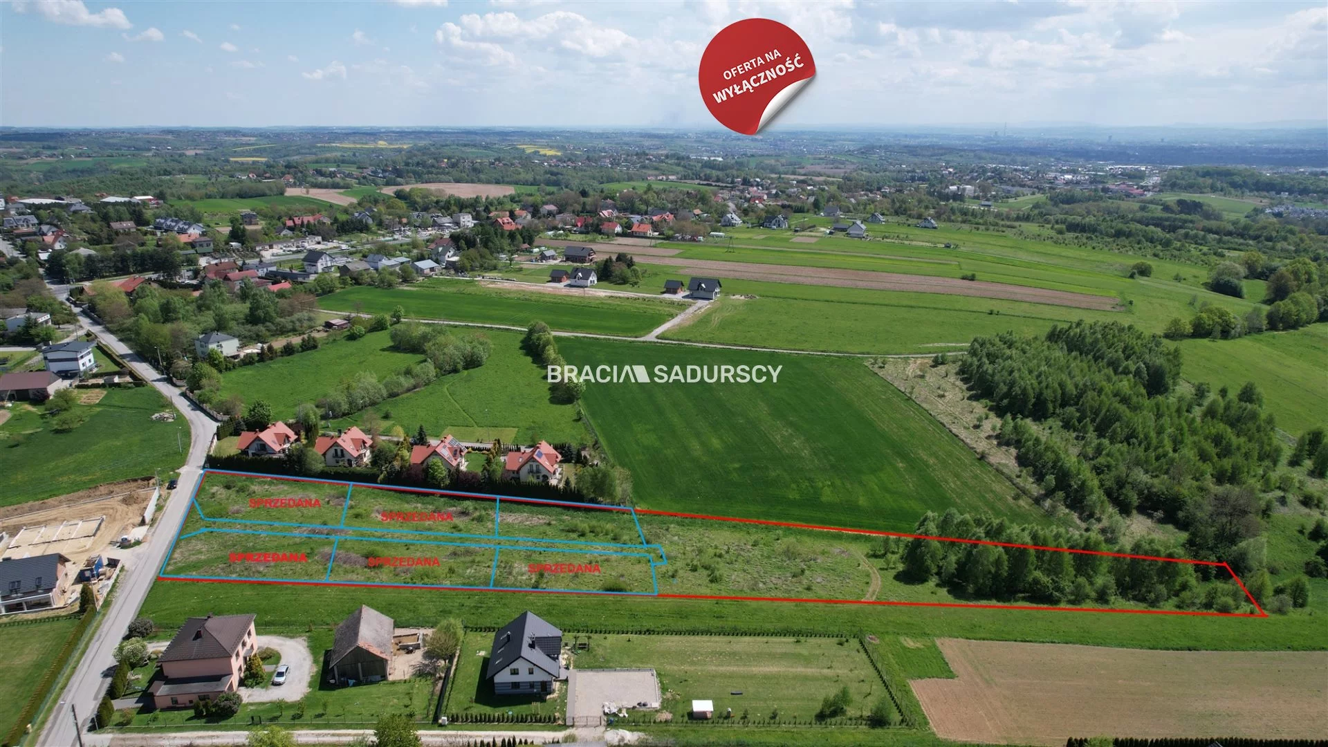 Działka 950,00 m², Wielka Wieś, Sprzedaż