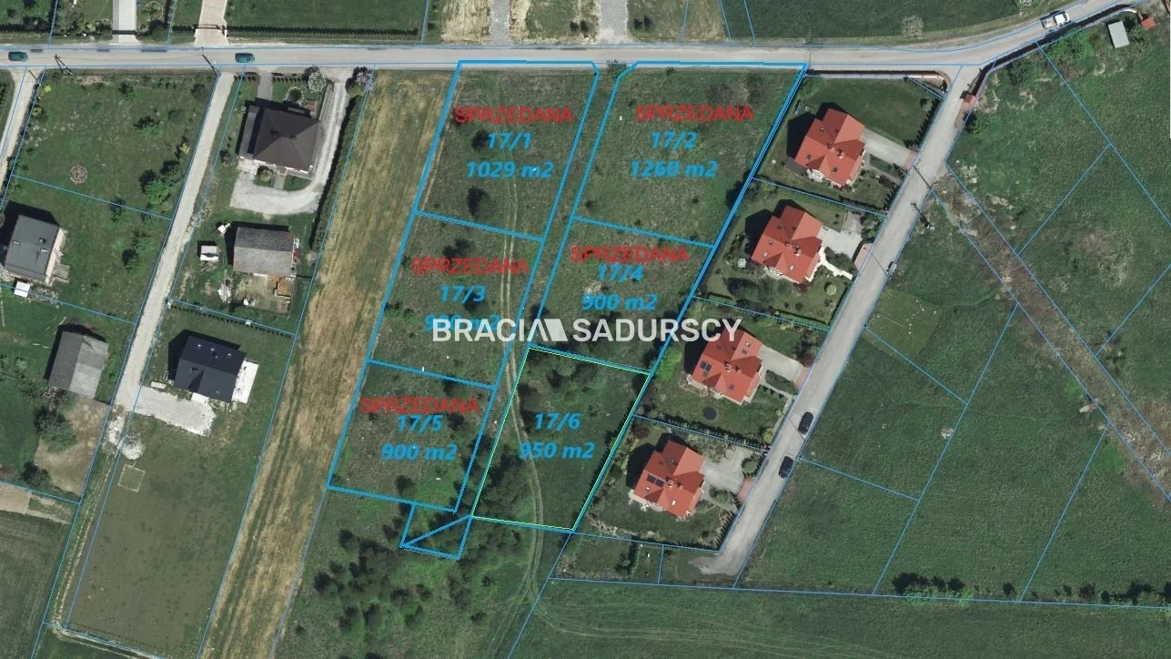 Działka 950,00 m², oferta nr , BS5-GS-310003-96, Wielka Wieś
