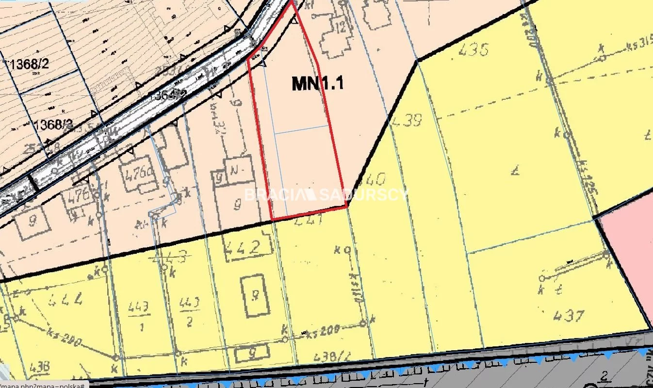 Działka 1 740,00 m², oferta nr , BS5-GS-311266-2, Krzeszowice, Władysława Reymonta
