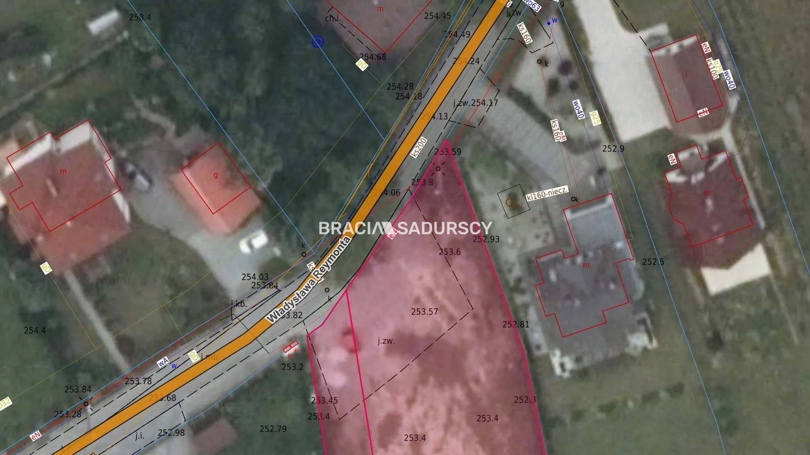 Działka 4 036,00 m², oferta nr , BS5-GS-310323-2, Krzeszowice, Władysława Reymonta