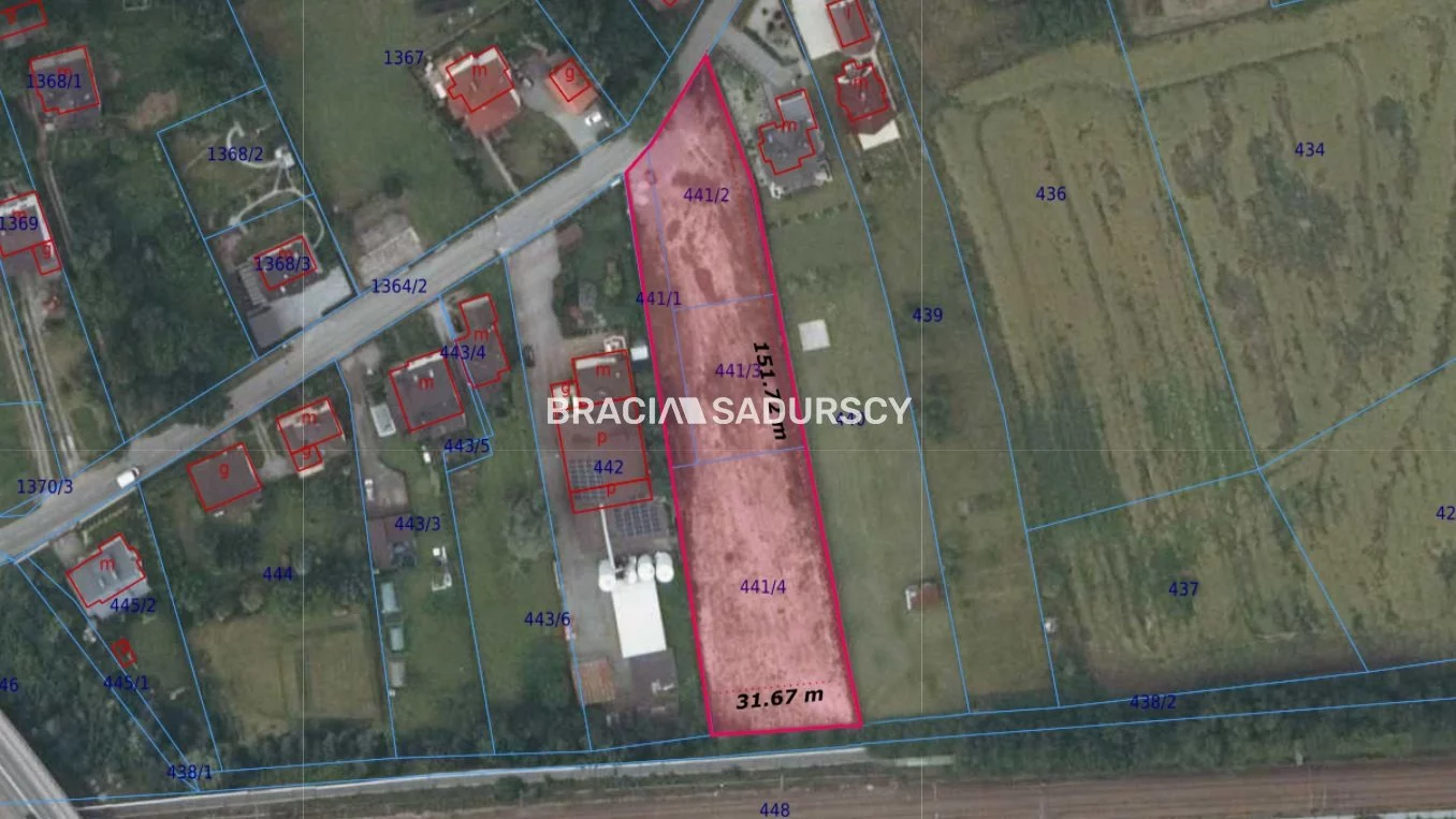 Działka 4 036,00 m², oferta nr , BS5-GS-310323-4, Krzeszowice, Władysława Reymonta