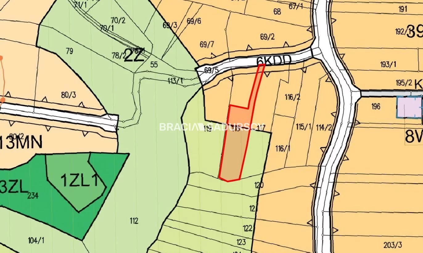 Działka 1 671,00 m², oferta nr , BS5-GS-306425-101, Zabierzów