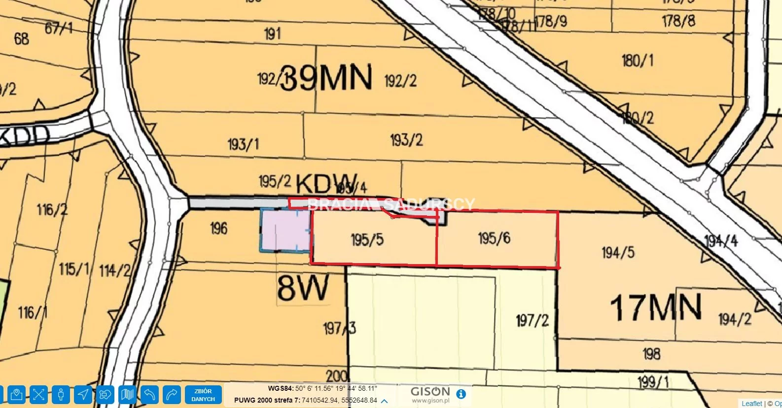 Działka 3 367,00 m², oferta nr , BS5-GS-295907-78, Zabierzów