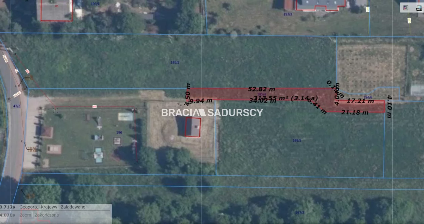 Działka 3 367,00 m², oferta nr , BS5-GS-295907-78, Zabierzów