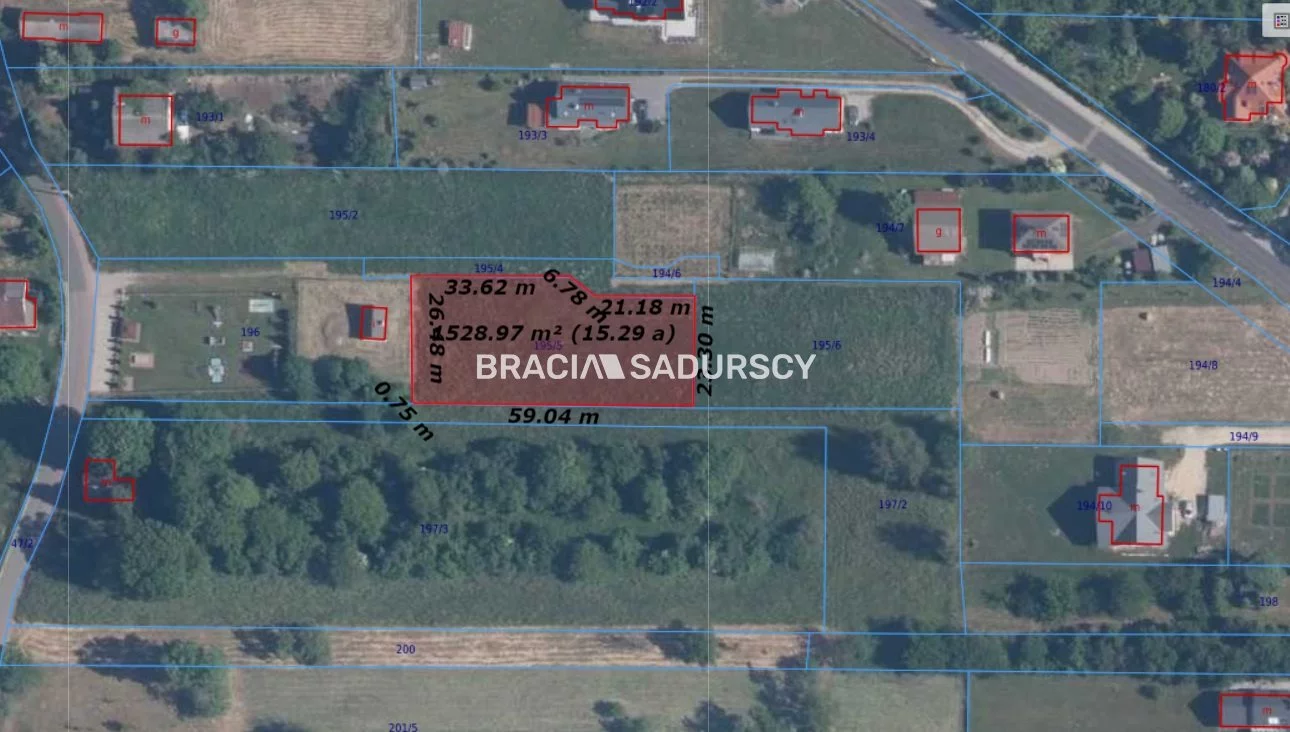 Działka 1 680,00 m², oferta nr , BS5-GS-296259-78, Zabierzów