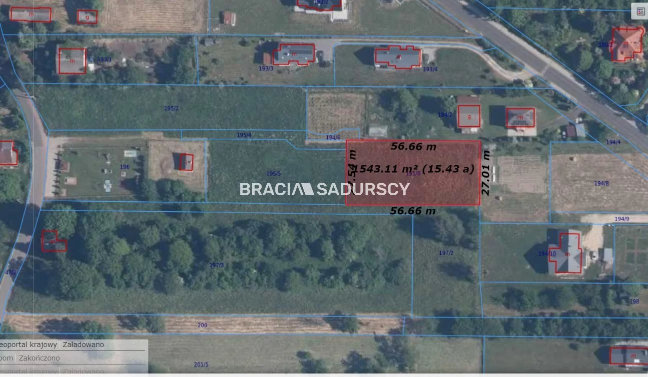 Działka 1 680,00 m², oferta nr , BS5-GS-296259-78, Zabierzów