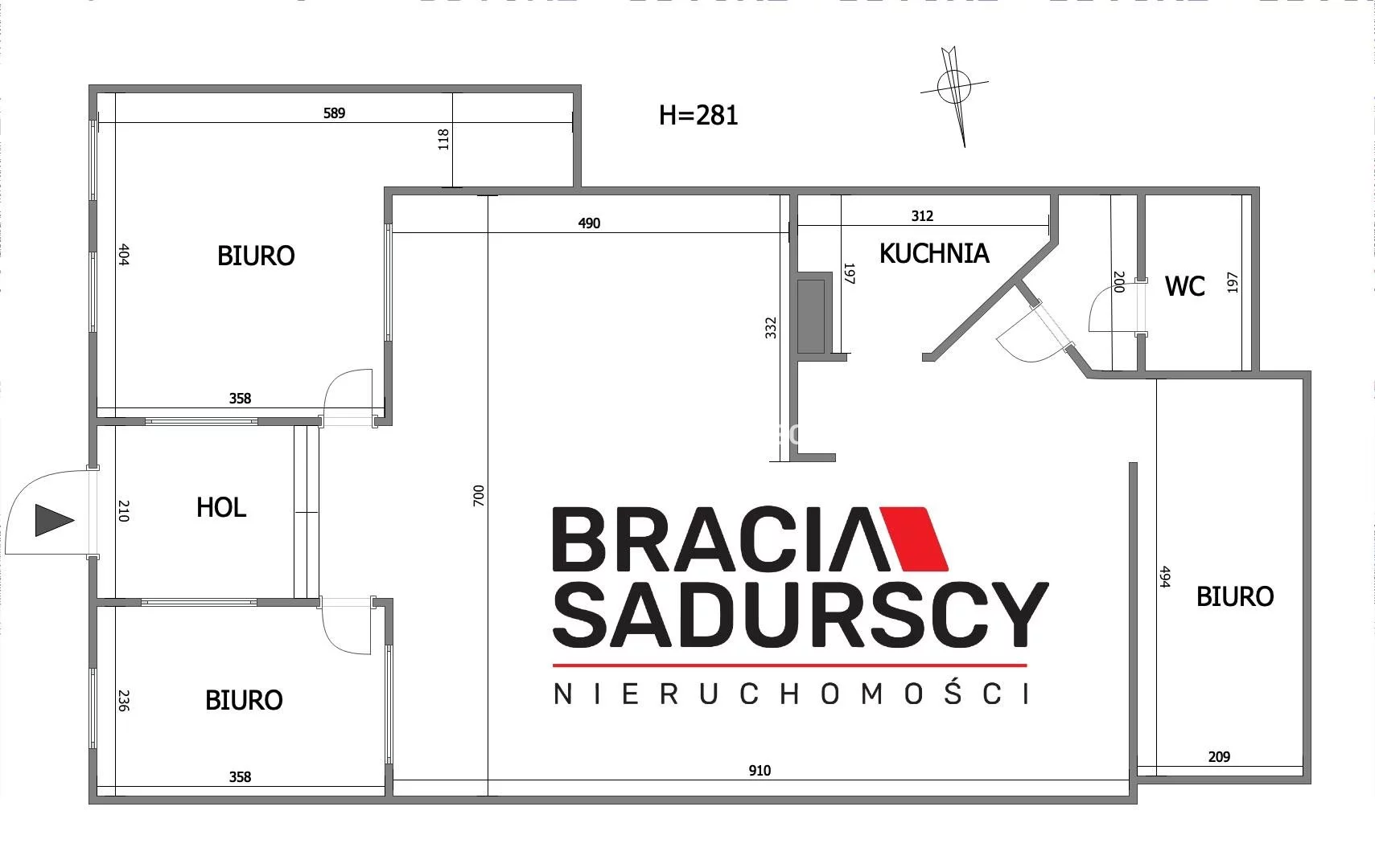 Lokal użytkowy 111,70 m², oferta nr , BS4-LS-309911-29, Kraków, Prądnik Biały, Żabiniec, Feliksa Konecznego