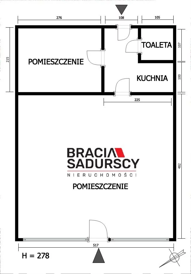 Lokal użytkowy 42,00 m², oferta nr , BS3-LS-307352-1, Kraków, Podgórze Duchackie, Kurdwanów, Halszki