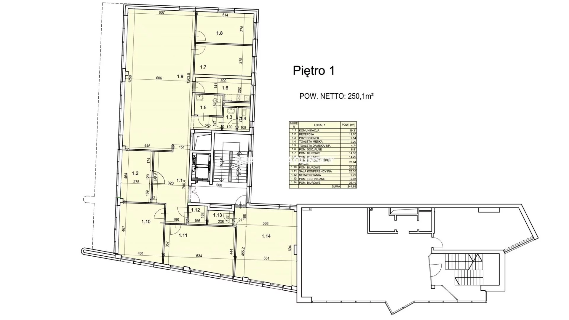 Lokal użytkowy 250,10 m², oferta nr , BS2-LW-306167-13, Kraków, Dębniki, Zakrzówek, jana Brożka