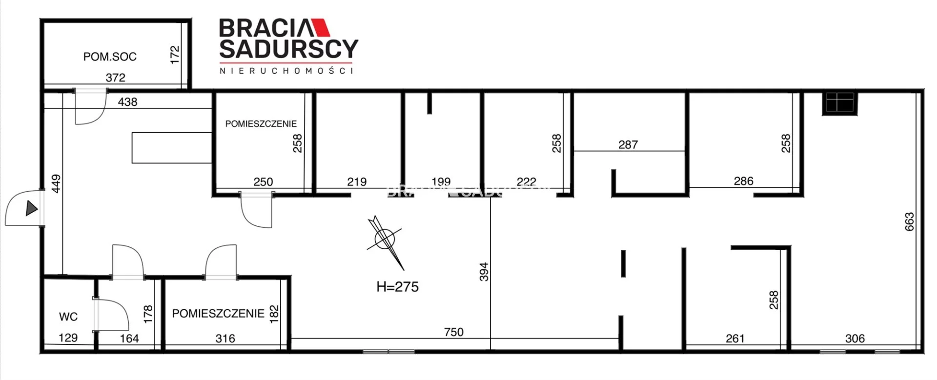 Lokal użytkowy 148,80 m², oferta nr , BS3-LW-305776-1, Kraków, Bronowice, Mydlniki, mjr. Łupaszki