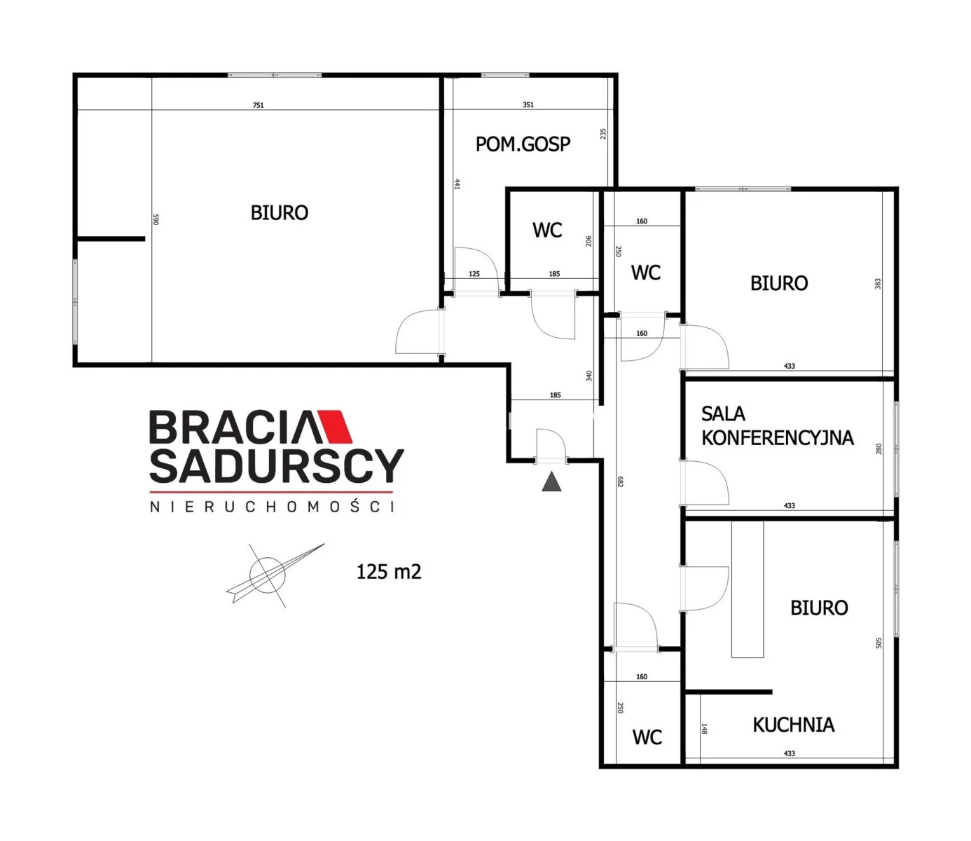 Lokal użytkowy 125,00 m², oferta nr , BS3-LS-302807-1, Kraków, Bronowice, Mydlniki, Myczkowskiego