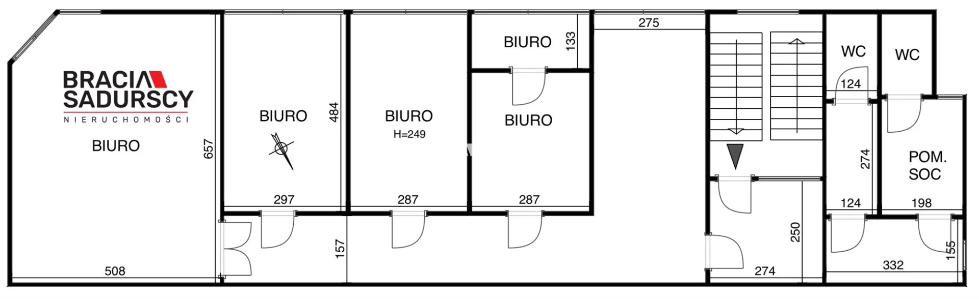Biuro 176,00 m², oferta nr , BS2-LW-307504-20, Kraków, Podgórze, Płaszów, Nowohucka