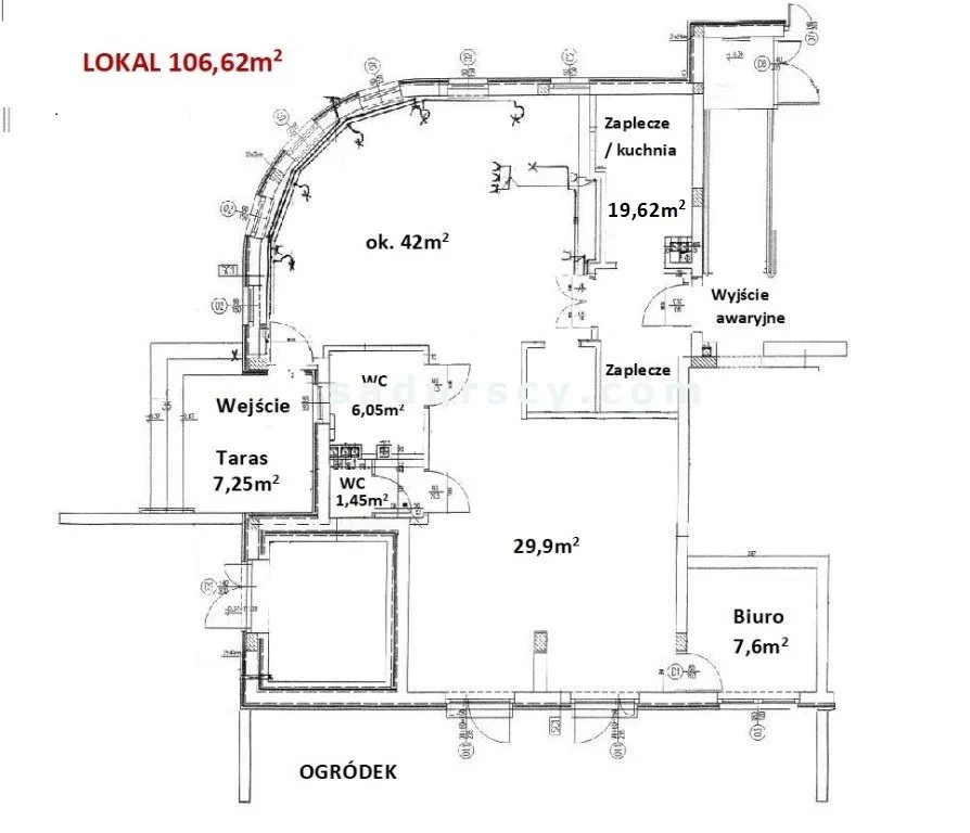Lokal użytkowy 106,00 m², oferta nr , BS8-LS-299268-110, Piaseczno