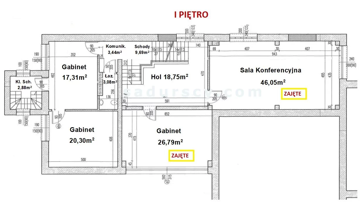 Biuro 112,44 m², oferta nr , BS8-LW-303591-62, Piaseczno