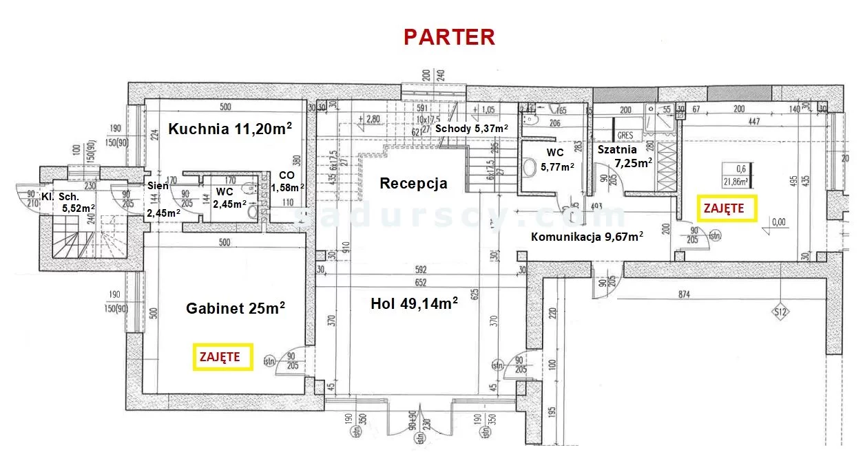 Biuro 112,44 m², oferta nr , BS8-LW-303591-62, Piaseczno