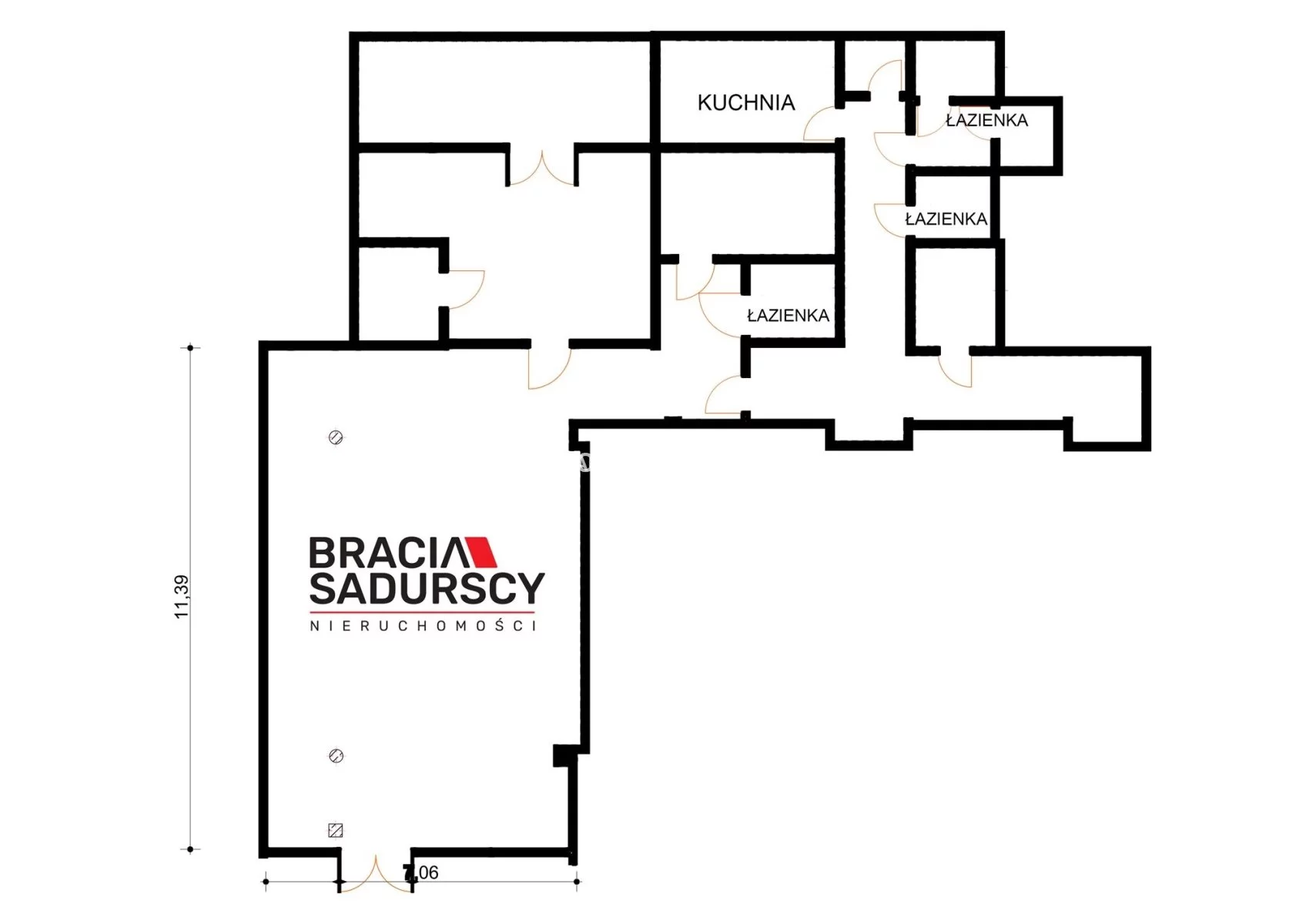 Lokal użytkowy 205,00 m², oferta nr , BS2-LW-306160-14, Kraków, Grzegórzki, al. Powstania Warszawskiego