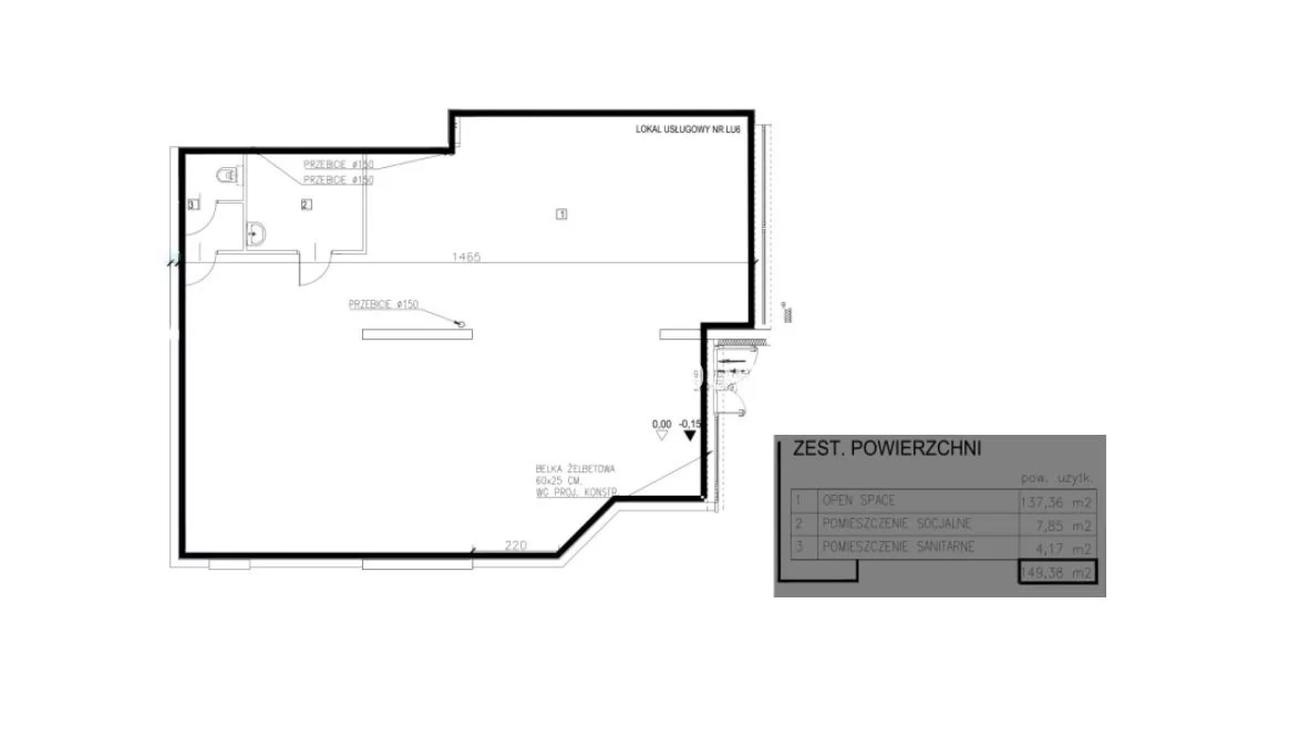 Lokal użytkowy 149,38 m², oferta nr , BS2-LS-308671-6, Skawina, Skawina
