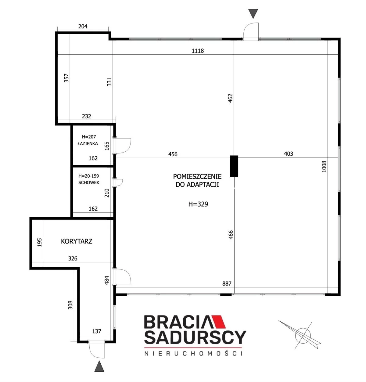Lokal użytkowy 104,00 m², oferta nr , BS2-LW-306201-11, Kraków, Dębniki, Kostrze, Skotnicka