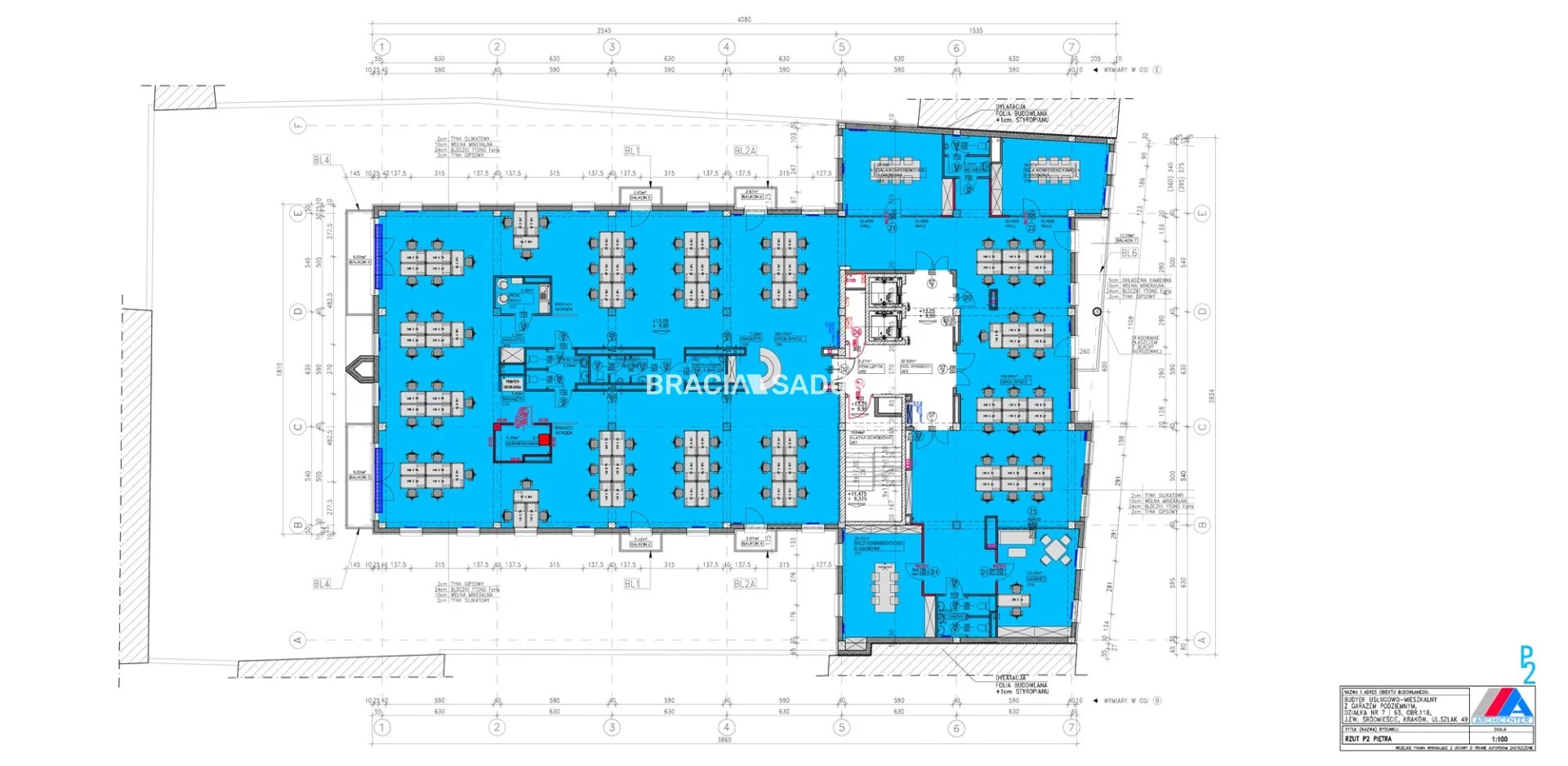 Biuro 1 467,85 m², oferta nr , BS3-LW-301153-50, Kraków, Stare Miasto, Stare Miasto, Szlak