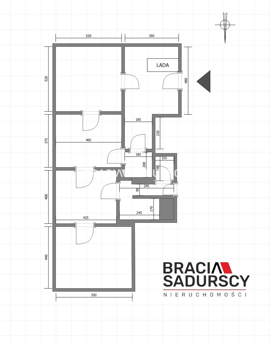Lokal użytkowy 121,00 m², oferta nr , BS3-LW-308321-1, Kraków, Grzegórzki, Topolowa