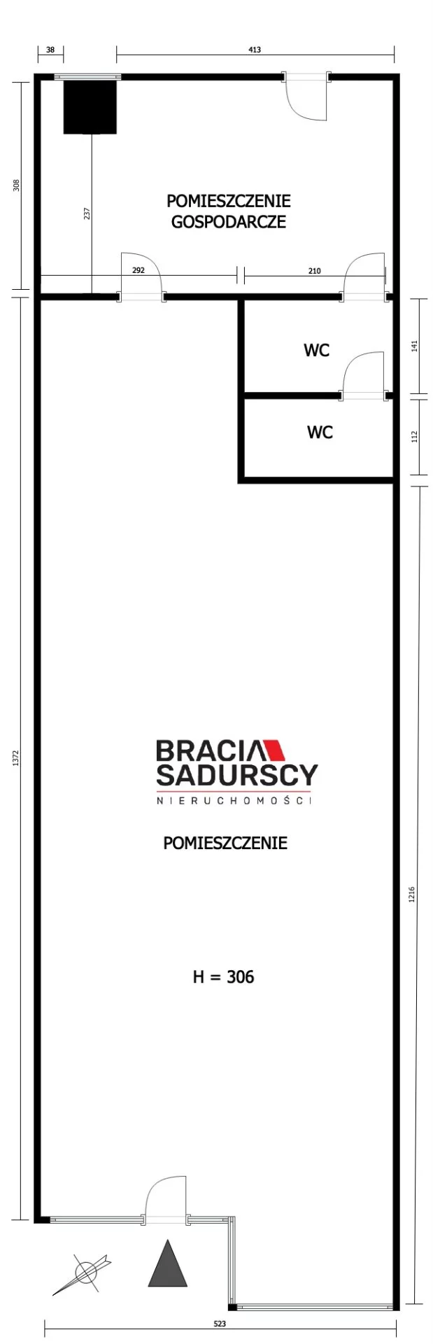 Lokal użytkowy 93,00 m², oferta nr , BS1-LW-307106-21, Kraków, Podgórze Duchackie, Wola Duchacka, Turniejowa
