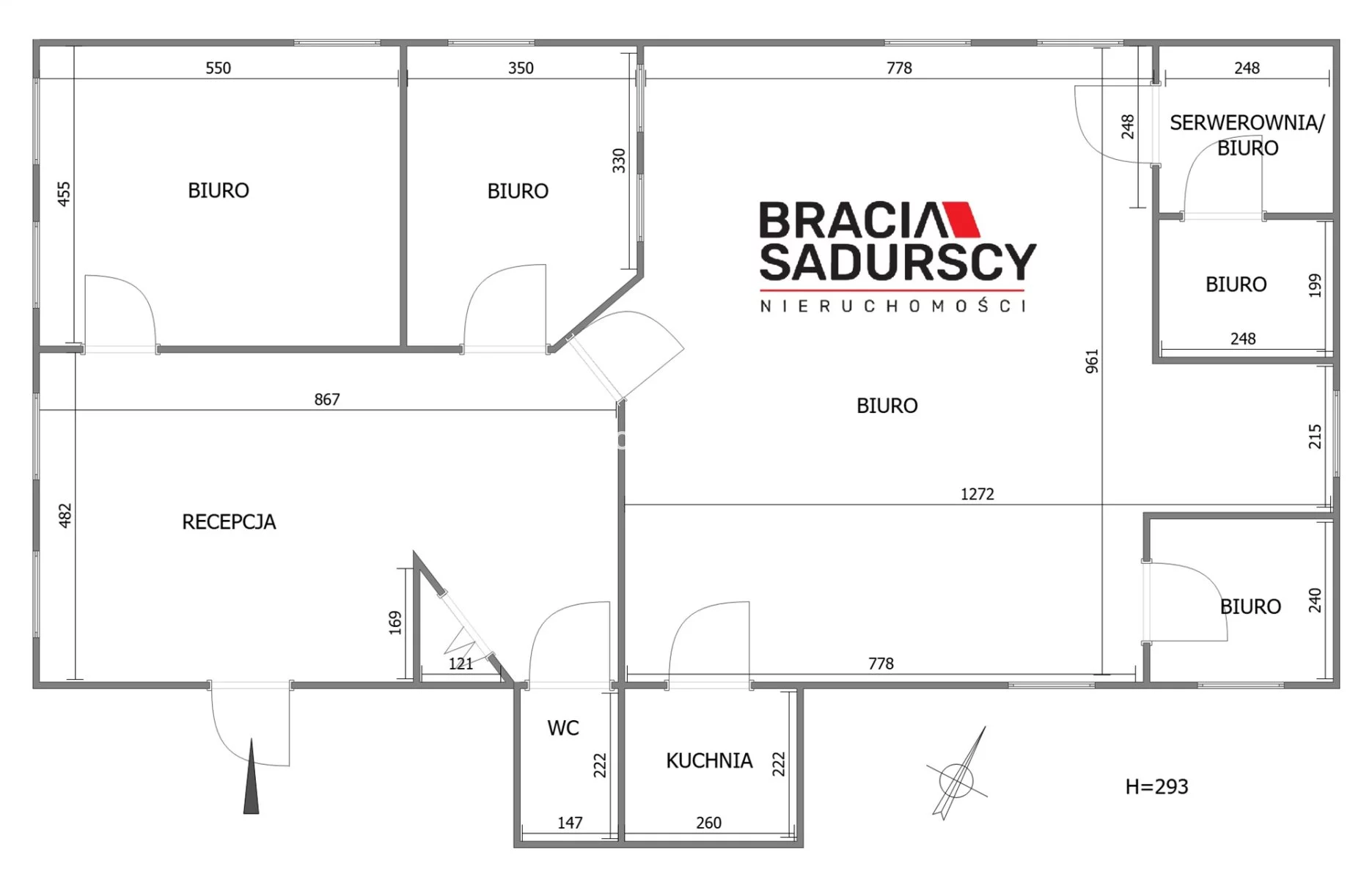 Lokal użytkowy 208,32 m², oferta nr , BS3-LW-301393-2, Kraków, Podgórze, Płaszów, Wielicka