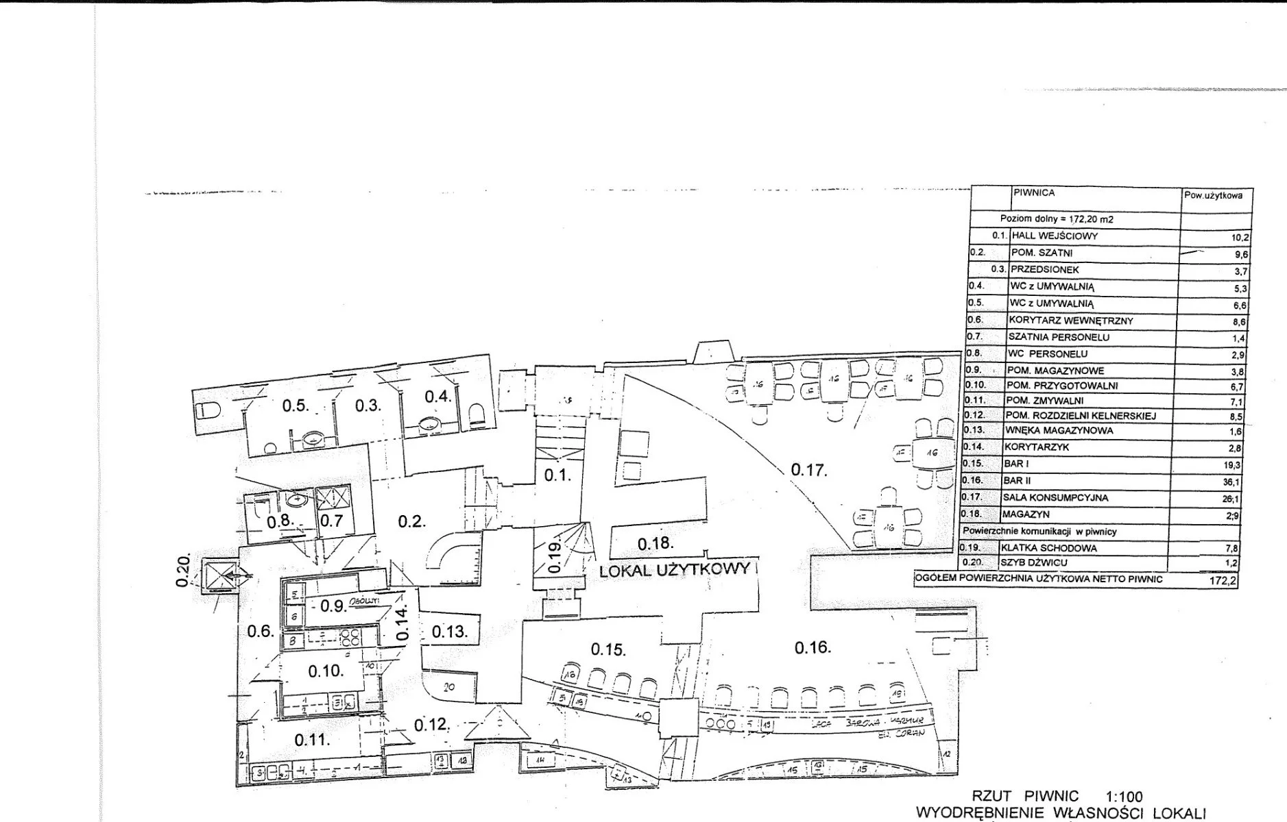 Lokal użytkowy 193,50 m², oferta nr , BS4-LS-309938, Kraków, Stare Miasto, Stare Miasto, Wiślna