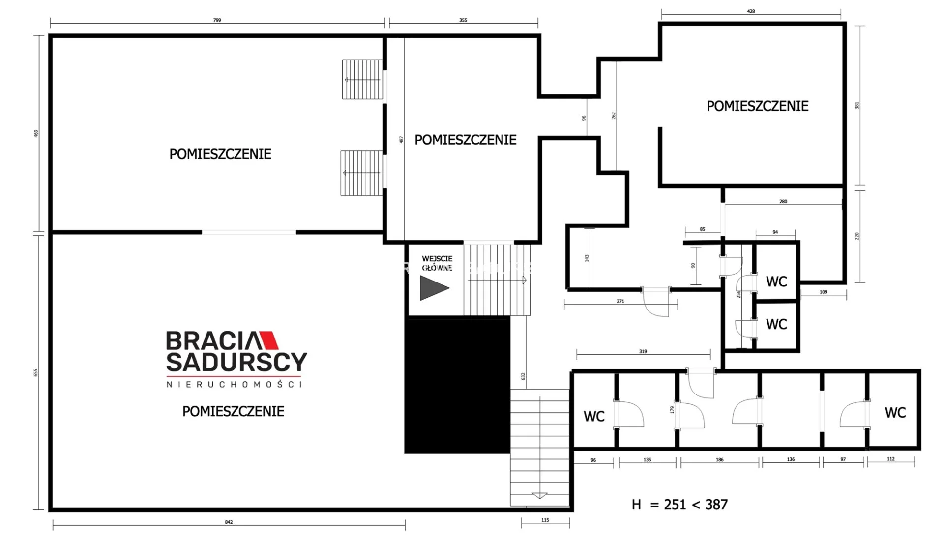 Lokal użytkowy 193,50 m², oferta nr , BS4-LS-309938, Kraków, Stare Miasto, Stare Miasto, Wiślna