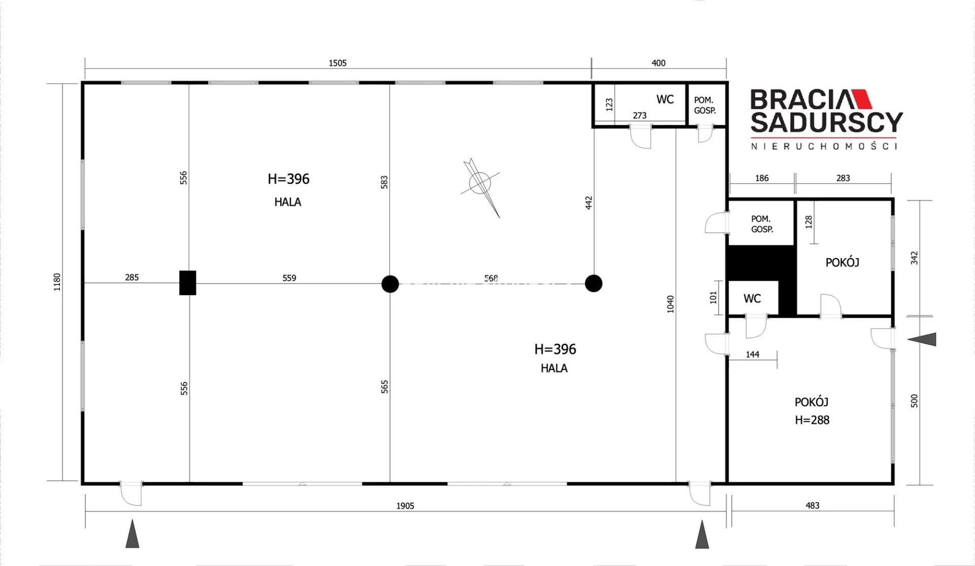 Magazyn 260,00 m², oferta nr , BS2-HW-305596-13, Kłaj, Dąbrowska