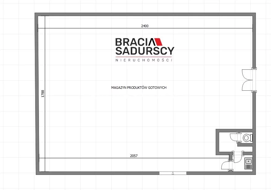 Magazyn 428,00 m², oferta nr , BS3-HW-312121-1, Niepołomice, Grabska